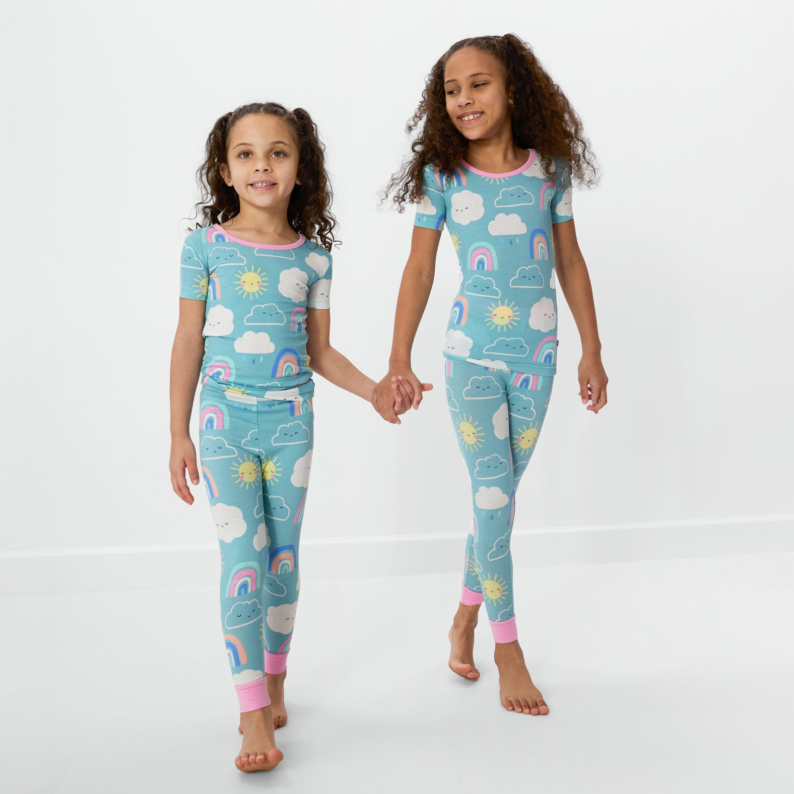  Sunny Skies Two-Piece Short Sleeve Pajama Set、mySite、layawaytickets