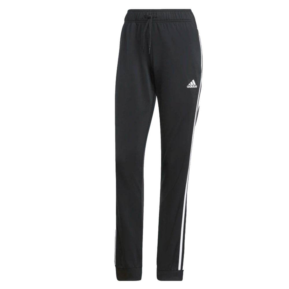 Adidas Warm Up Tricot Slim Tapered 3 Stripe Womens Track Pants - Black、mySite、noshort