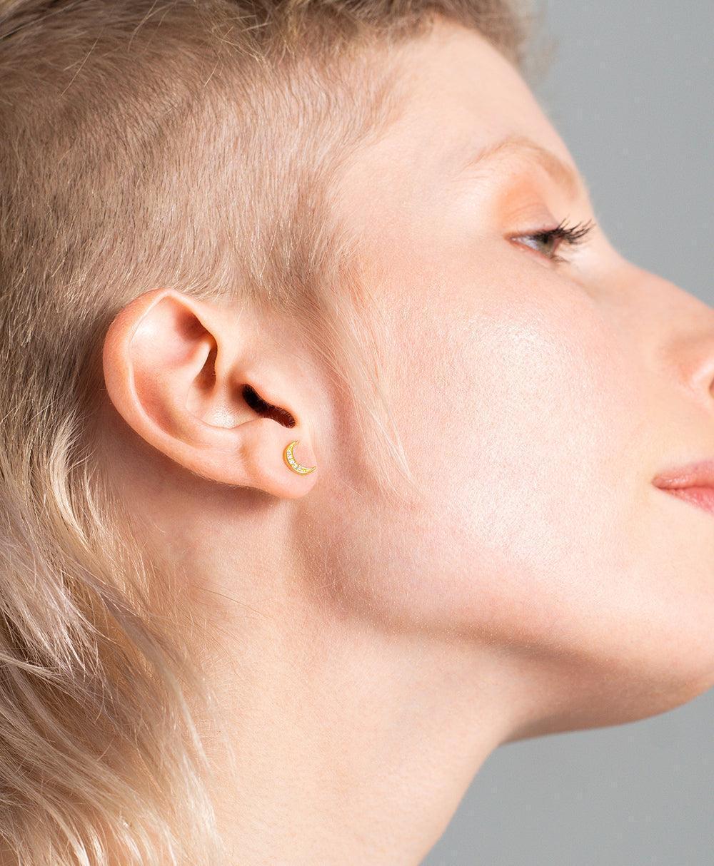 Luna Earrings 18ct Gold Plated、mySite、botmansion