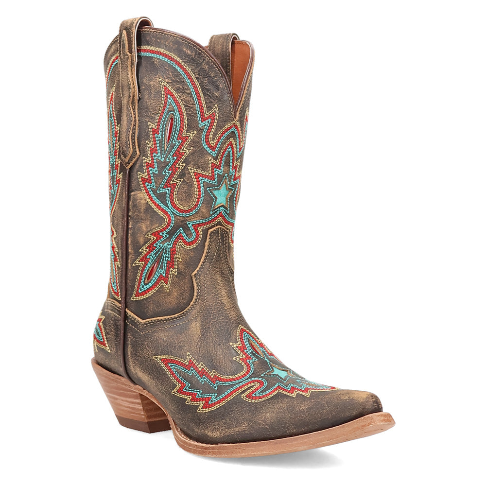 Starbright Embroidered Snip Toe Pull On Cowboy Boots、mySite、gtrtttuynbv