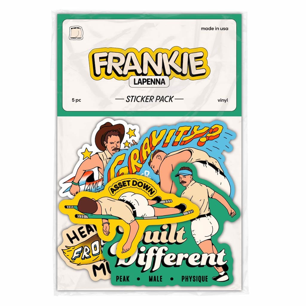  Built Different Frankie LaPenna Stickers - 5 Pack、mySite、elrpsem3k