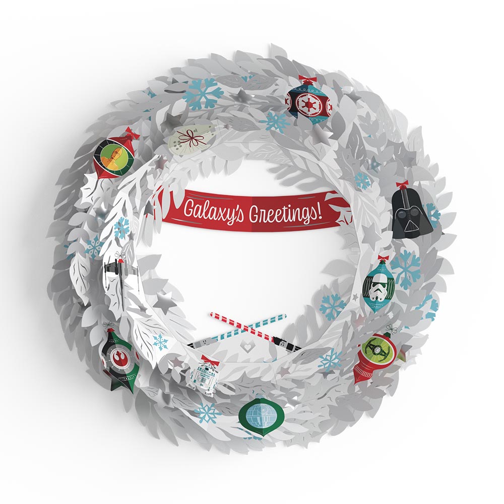 Star Wars™ Galaxy's Greetings Wreath、mySite、solidvoid