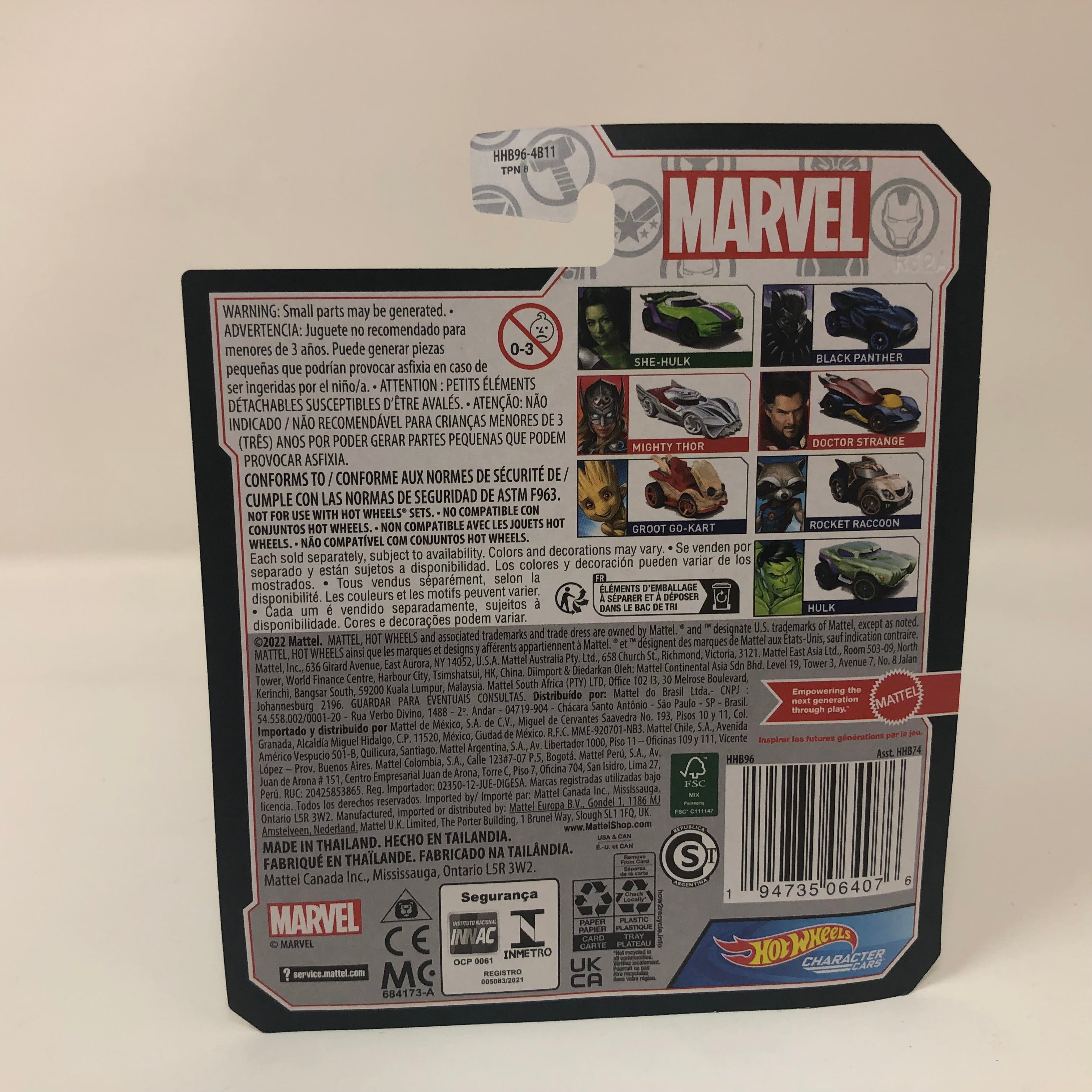 Rocket Raccoon * 2022 Hot Wheels Marvel Character Cars Case F Release、mySite、hgirdovlk