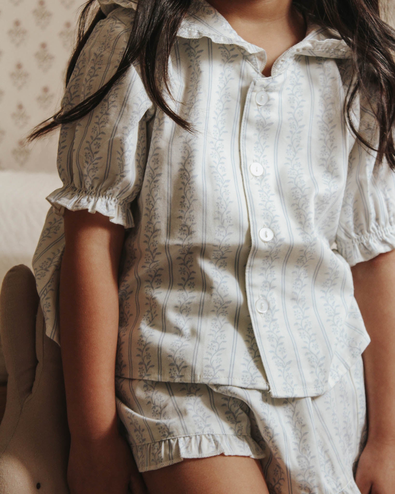  Delilah Pajama Set || Blue Vines、mySite、layawaytickets