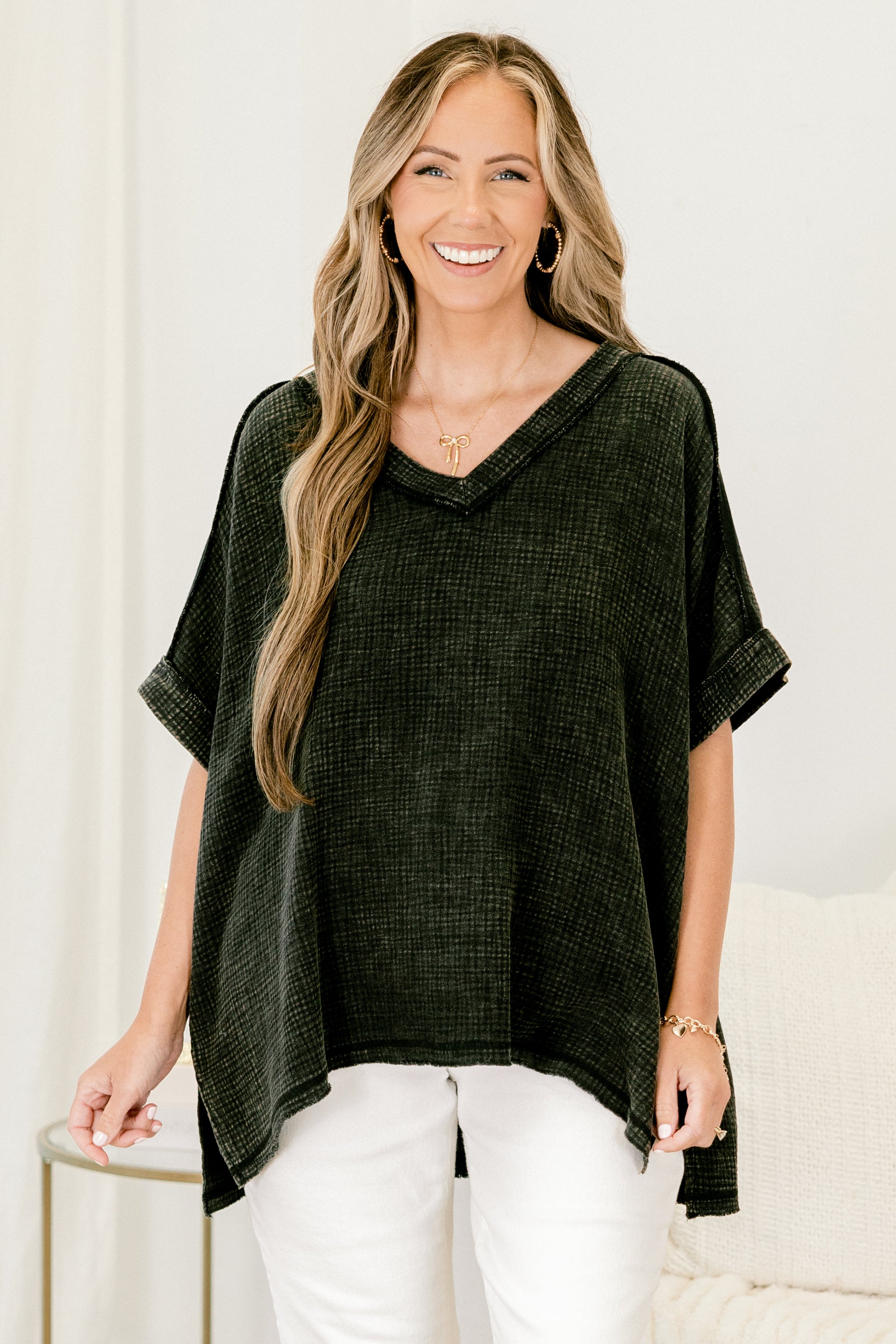  Love Like You Mean It Top, Ash Black、mySite、justintrudeaud