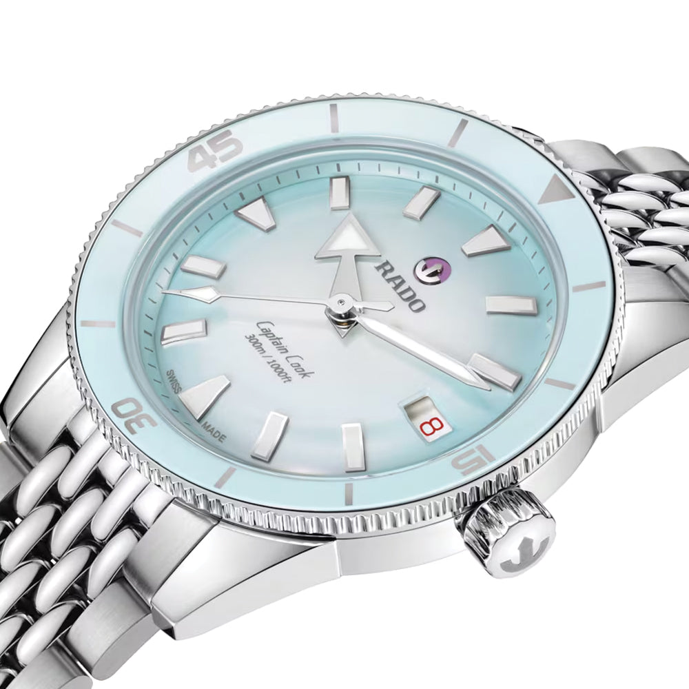 Captain Cook Auto 39mm - Light Blue on Bracelet、mySite、botmansion