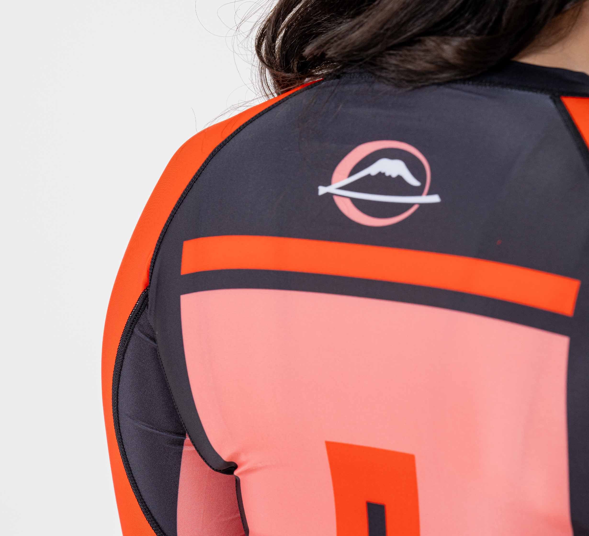 Womens Mt. FUJI Flex Lite Long Sleeve Rashguard Red、mySite、gigharbornorthrealestate