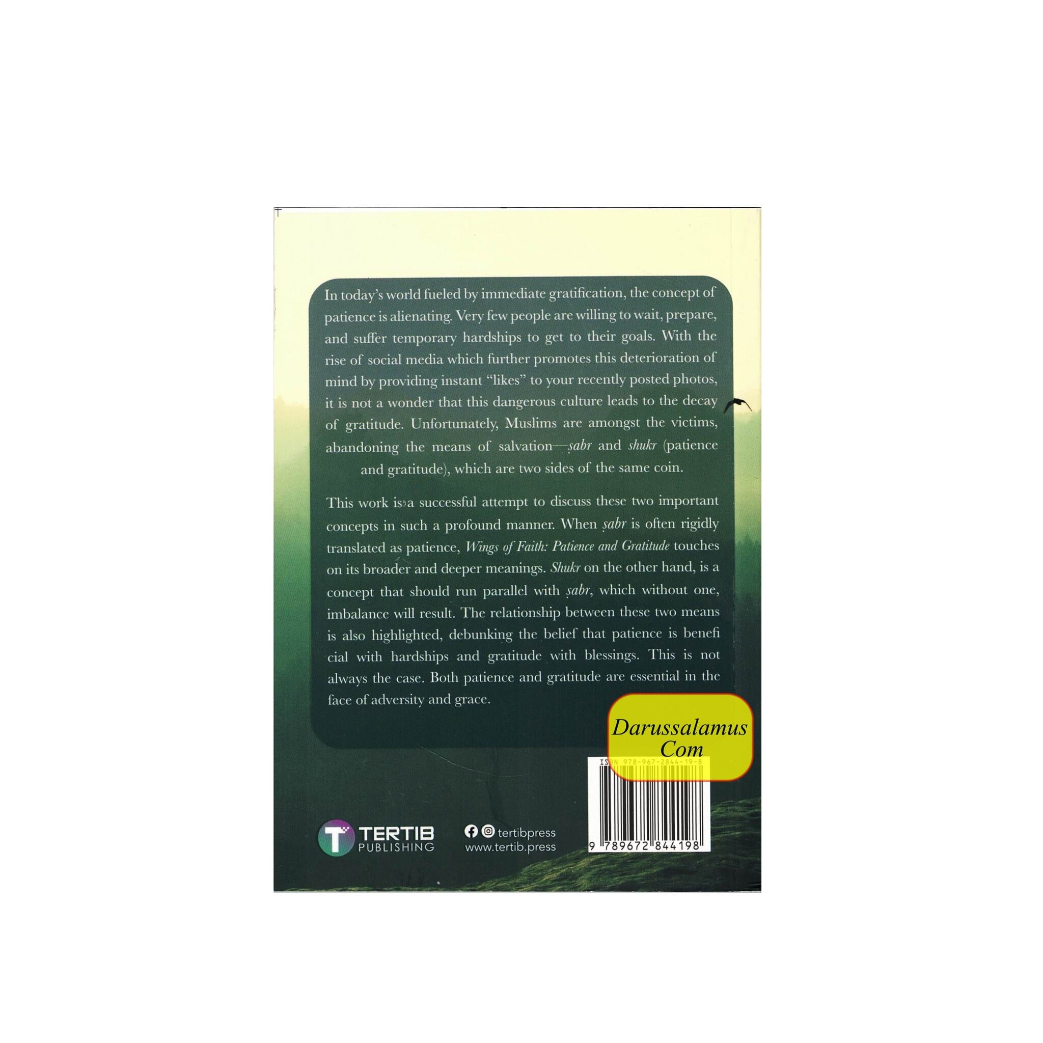 Wings of Faith Patience and Gratitude by Omar Suleiman、mySite、topwebapps