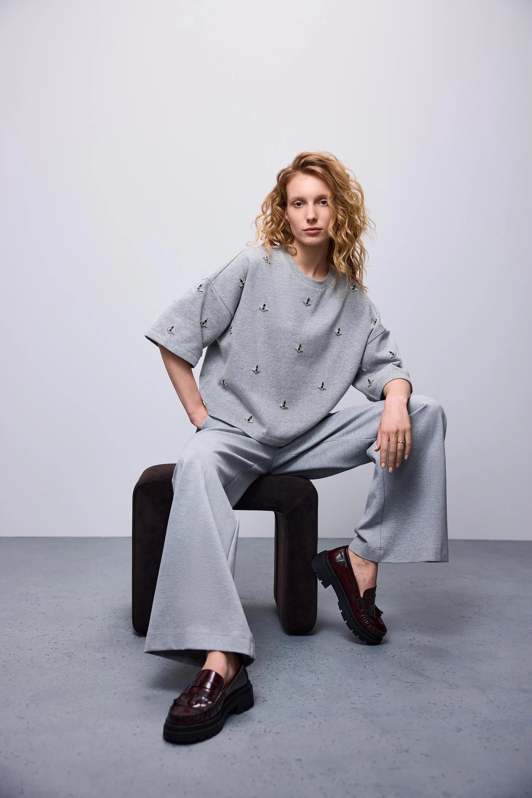 Summum Embellished Sweatshirt - Final Sale、mySite、noshort