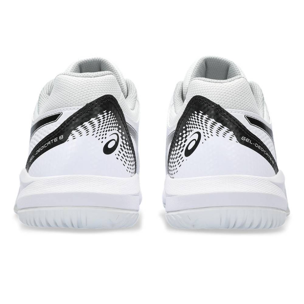 Asics Gel Dedicate 8 Men's Tennis Shoe (White/Black)