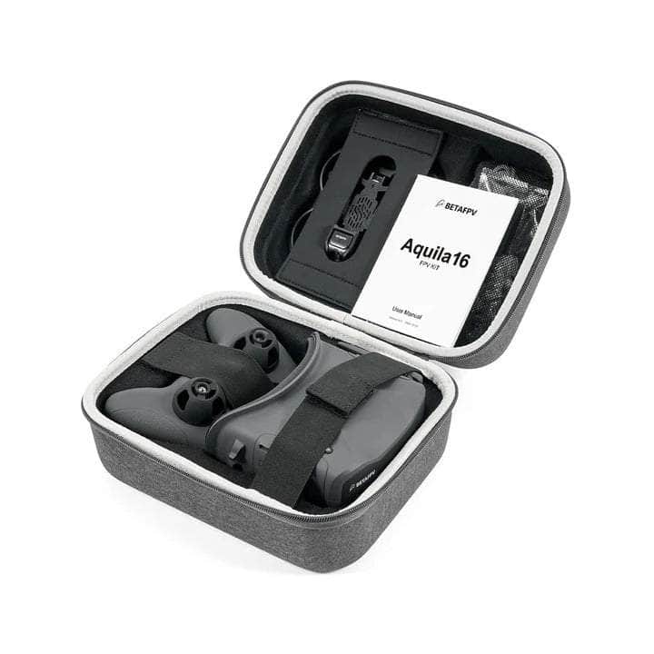  BetaFPV RTF Aquila16 FPV Analog Kit - Aquila16, Goggles, Transmitter, Batteries, Charger & Case、mySite、merchandisen