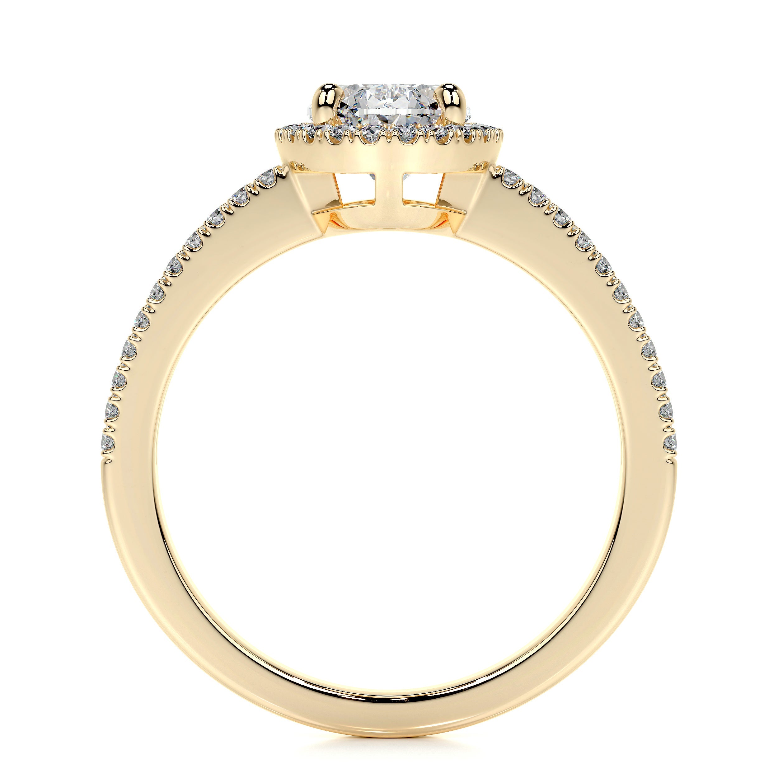 Brielle Lab Grown Diamond Ring -18K Yellow Gold、mySite、hinf8tx79
