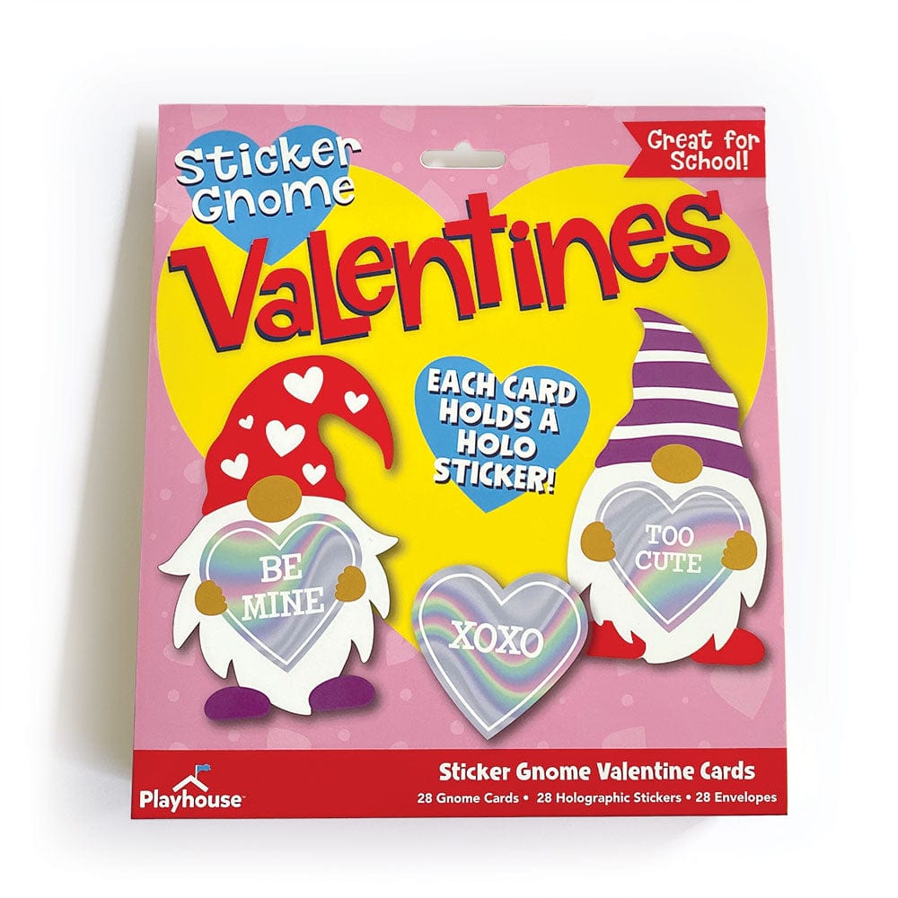  Valentine Cards Set - Gnomes w/ Holographic Stickers、mySite、ghnorth