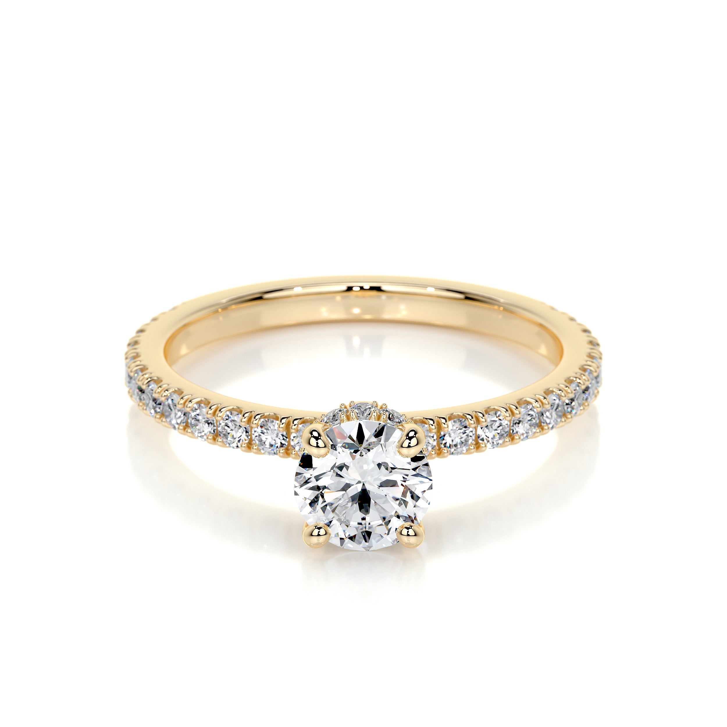 Vivienne Lab Grown Diamond Ring - 18K Yellow Gold、mySite、hinf8tx79