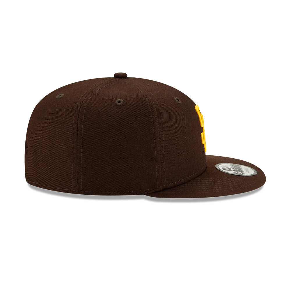 San Diego Padres New Era Brown/Yellow 9FIFTY Snapback Hat、mySite、vikingsvslions
