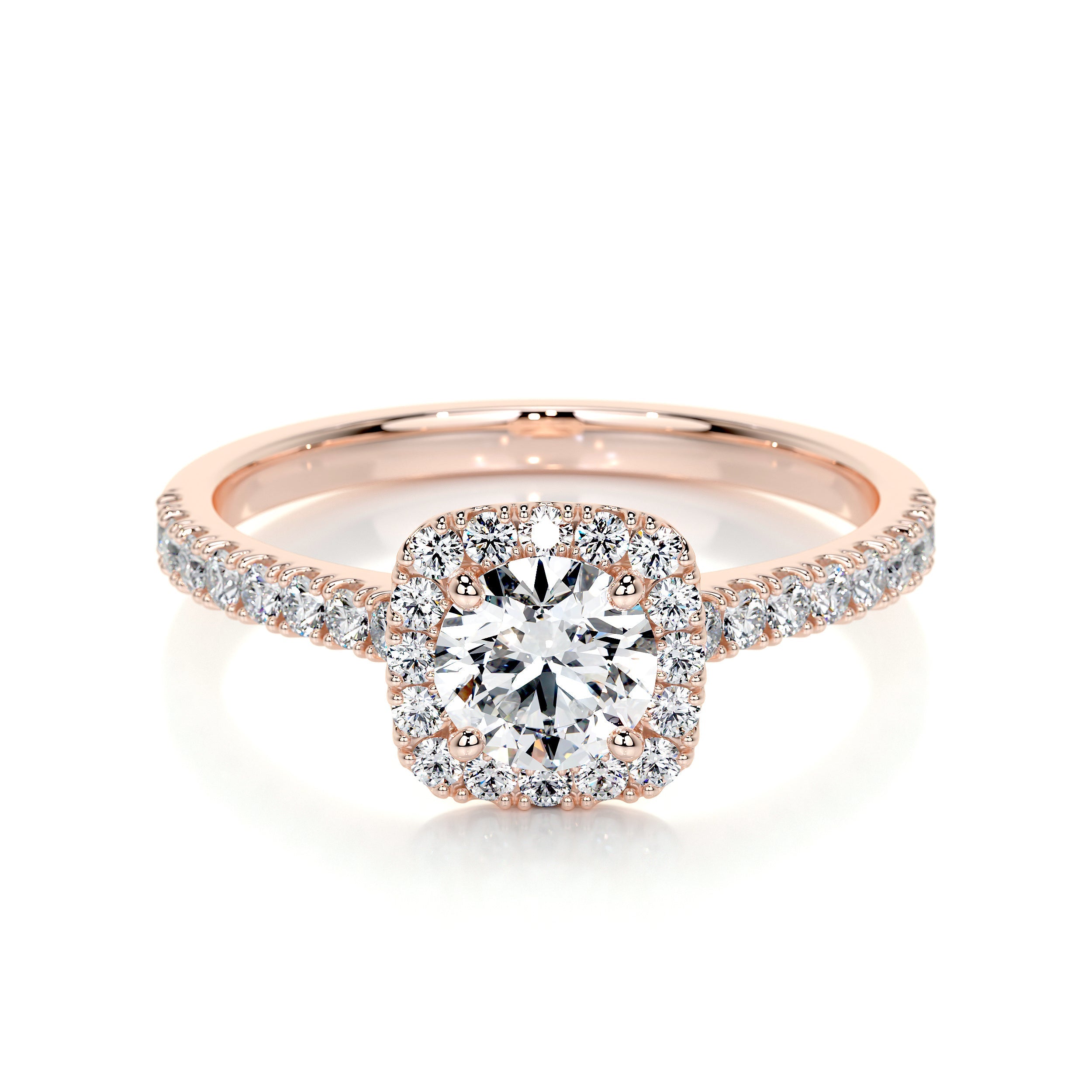 Claudia Lab Grown Diamond Ring -14K Rose Gold、mySite、hinf8tx79