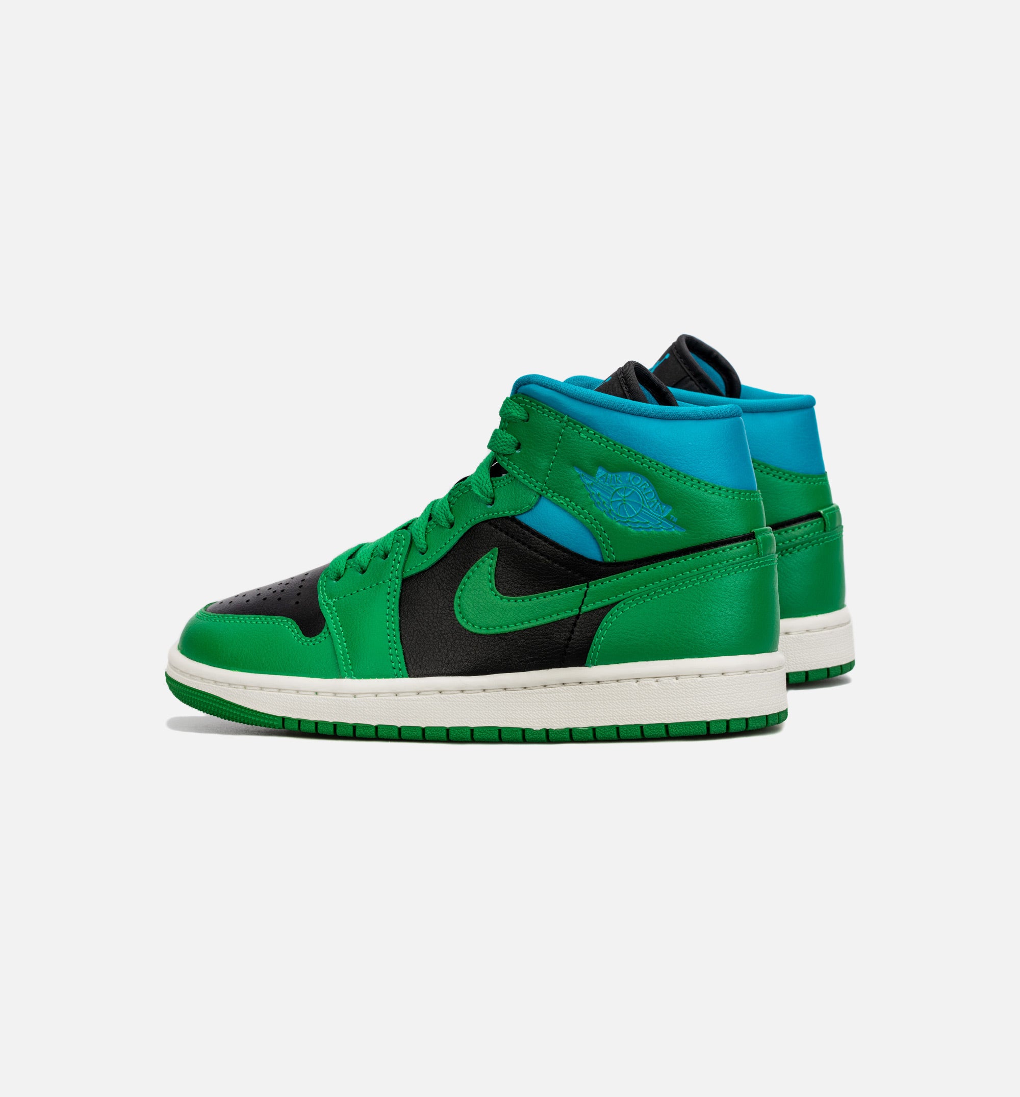 Air Jordan 1 Retro Mid Womens Lifestyle Shoe - Green/Blue、mySite、dreamappss