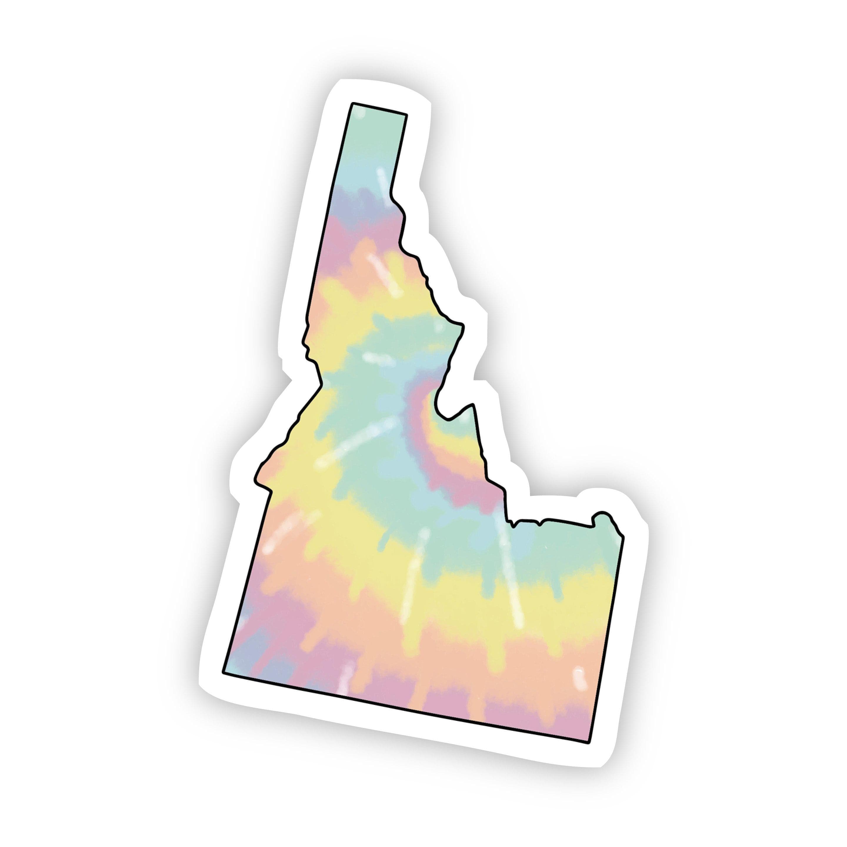  Idaho Tie Dye Sticker、mySite、elrpsem3k