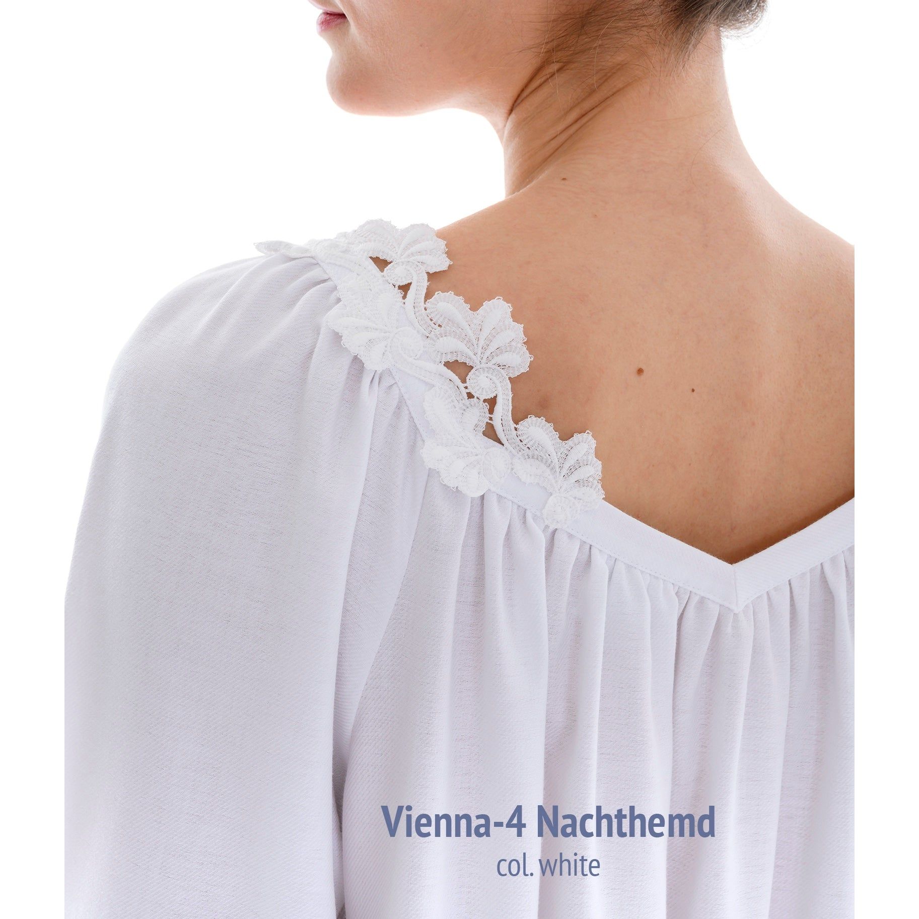  Celestine Vienna 4 Long Flannel Gown - White、mySite、justintrudeaud