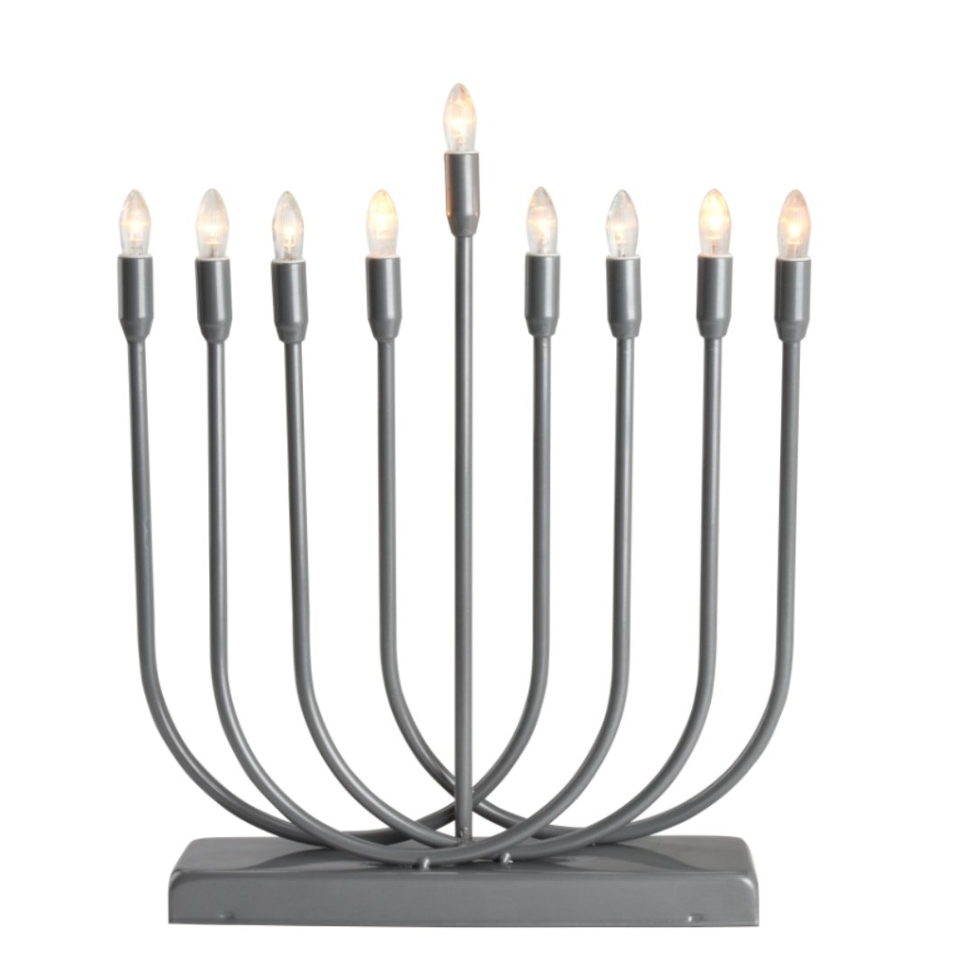  Pewter Tone Electric Menorah 13、mySite、elrpsem3k