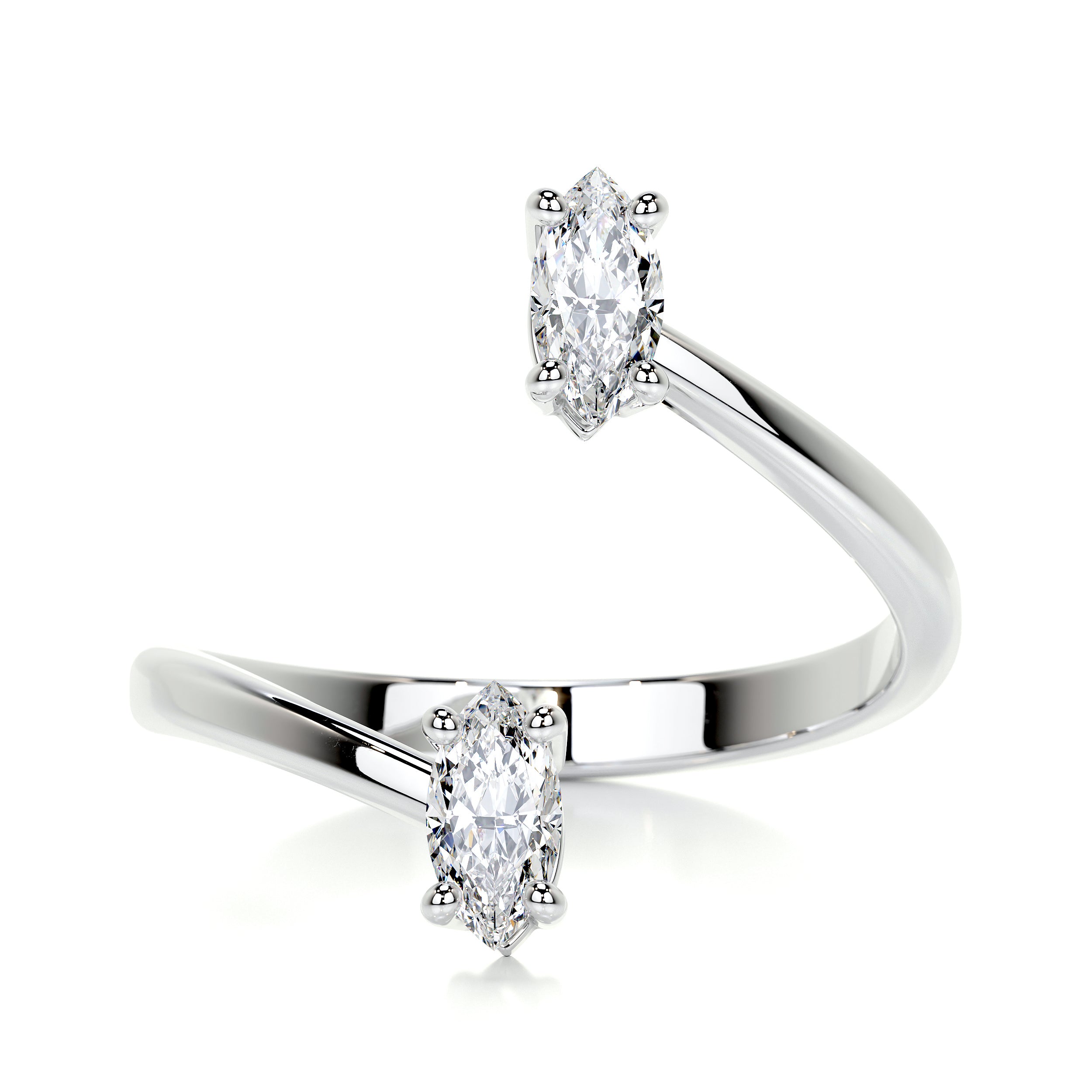Anita Fashion Ring (0.36 Carat) -18K White Gold、mySite、hinf8tx79