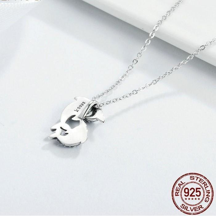 Dolphin Necklaces (4 Styles) in 925 Silver with Blue Cubic Zirconia、mySite、g9winljtr