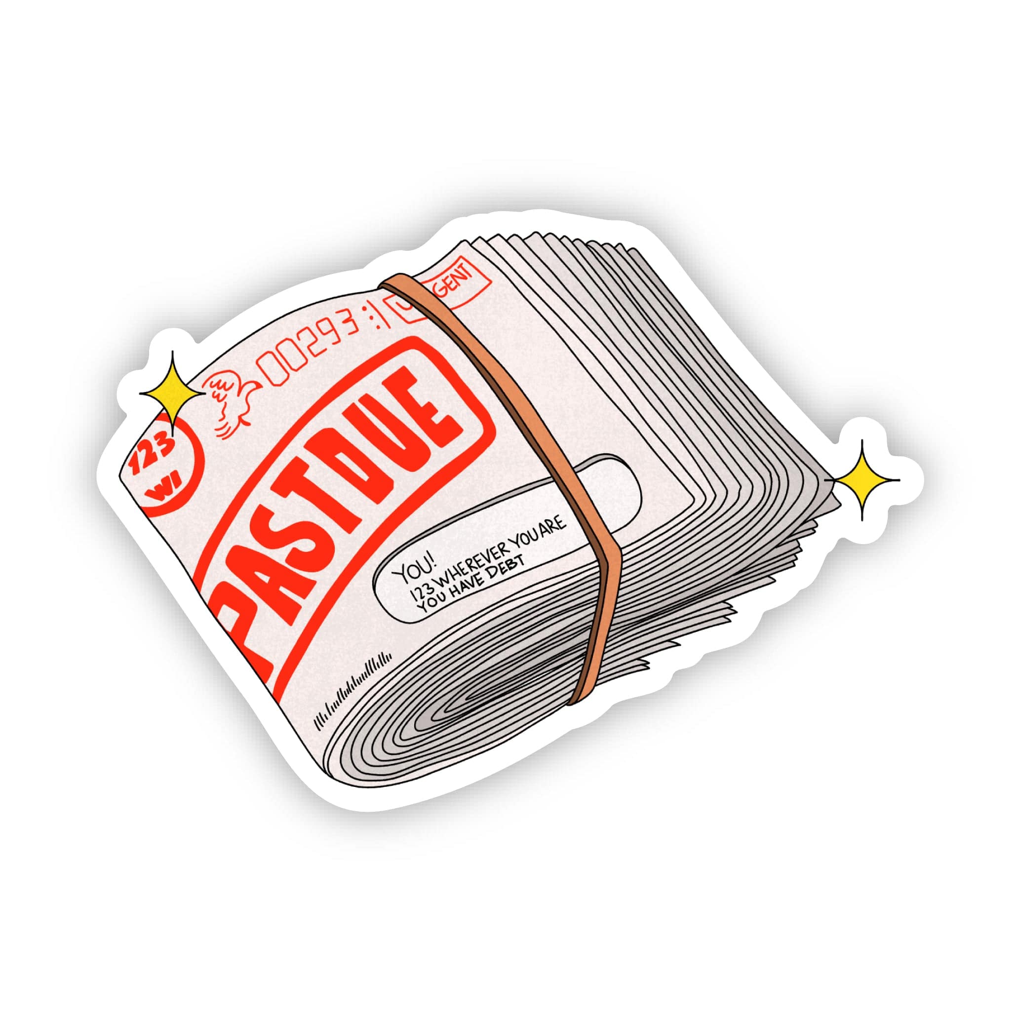  Stack Of Bills Funny Graduation Sticker、mySite、ghnorth