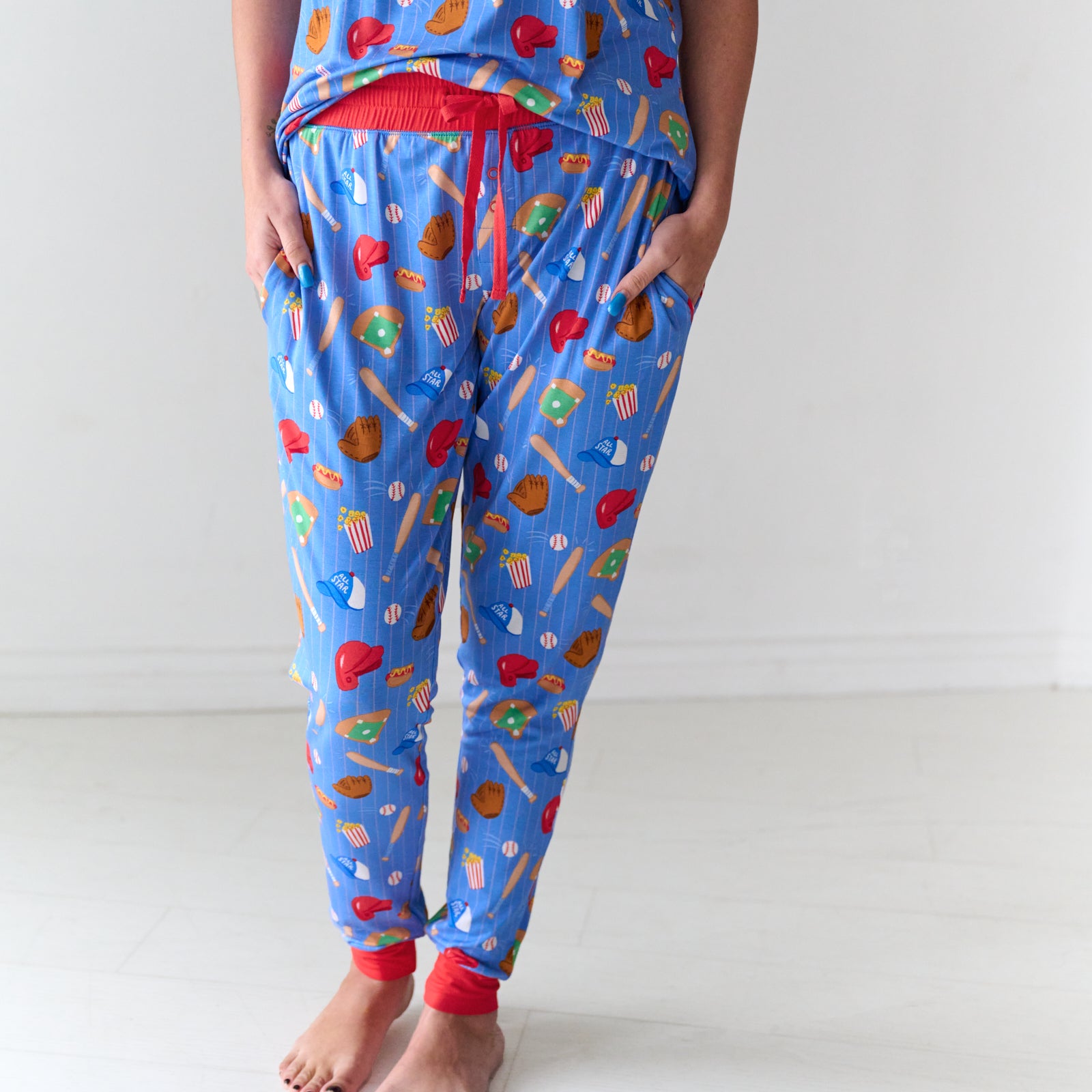  Blue All Stars Women's Pajama Pants、mySite、layawaytickets