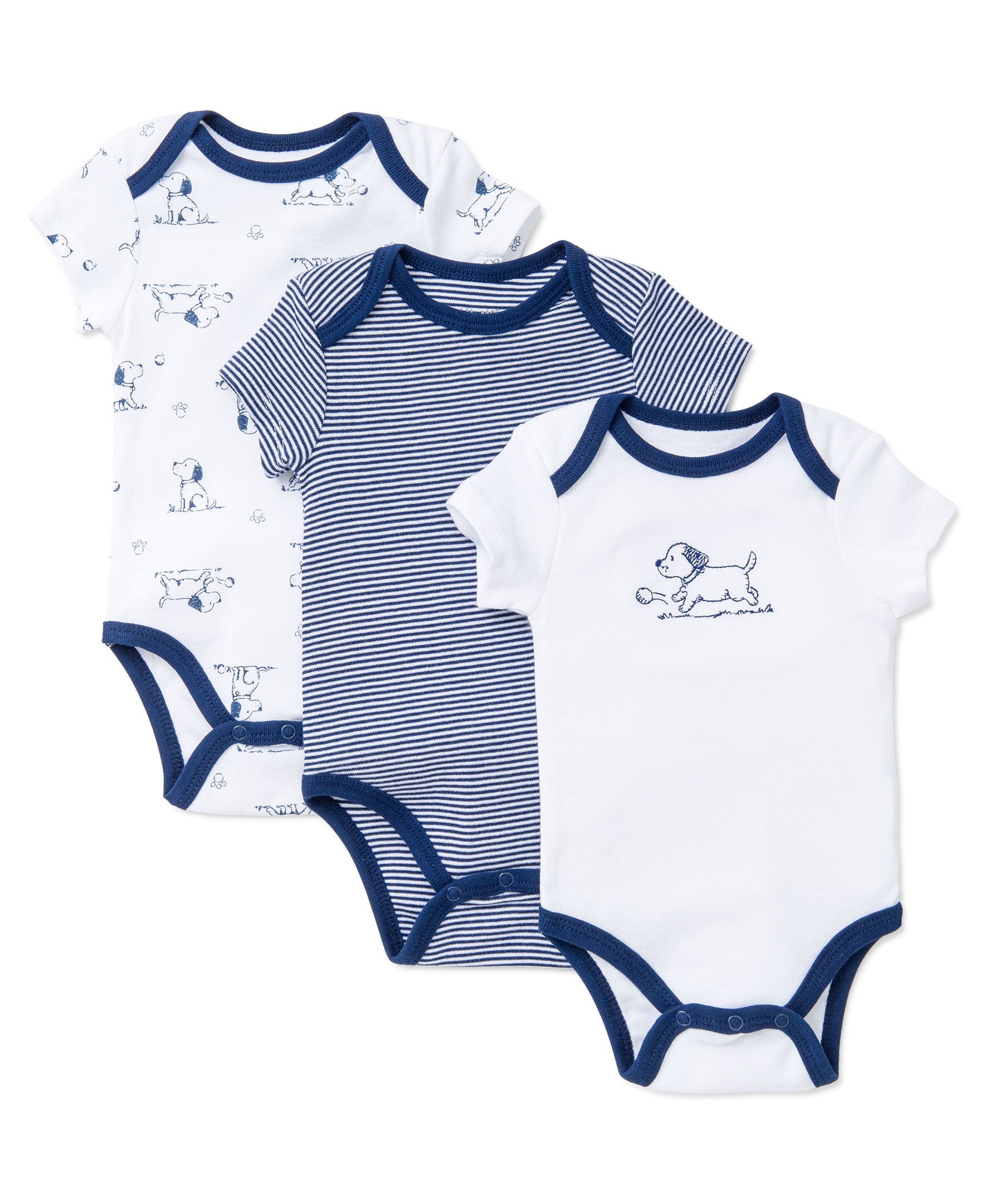  Puppy Toile 3-Pack Bodysuits、mySite、layawaytickets
