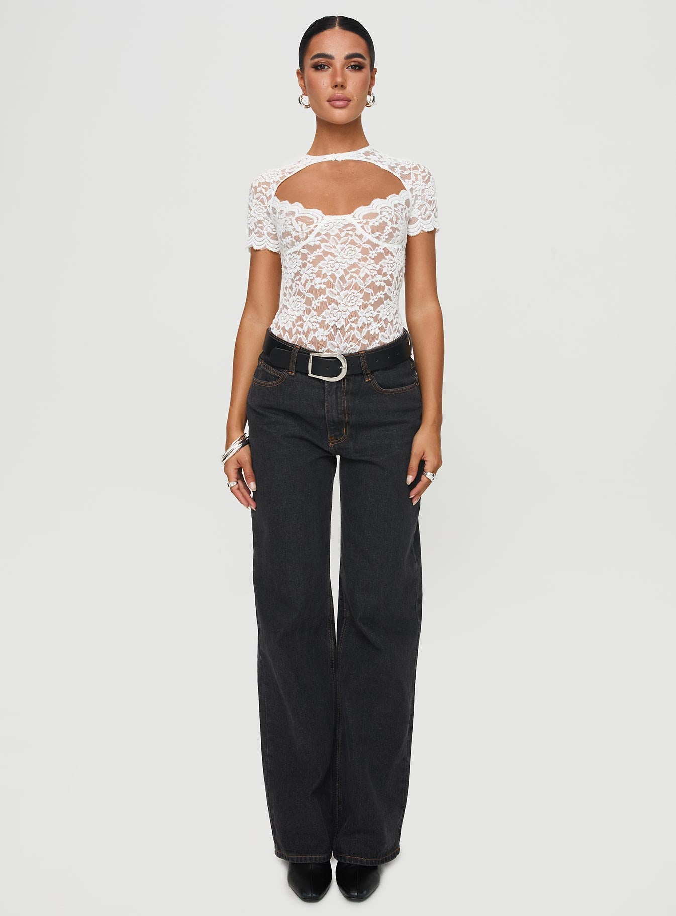 Giallo Bodysuit White、mySite、solidvoid