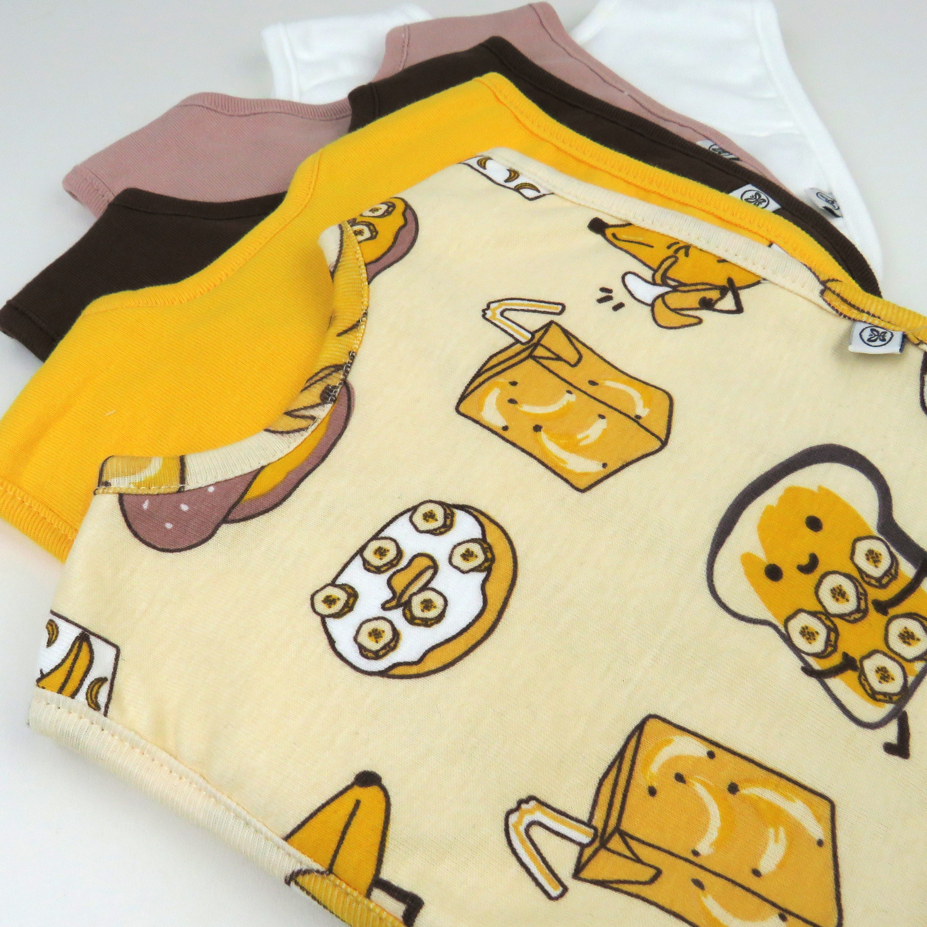  5-Pack Organic Cotton 4 in 1 Reversible Bibs、mySite、layawaytickets