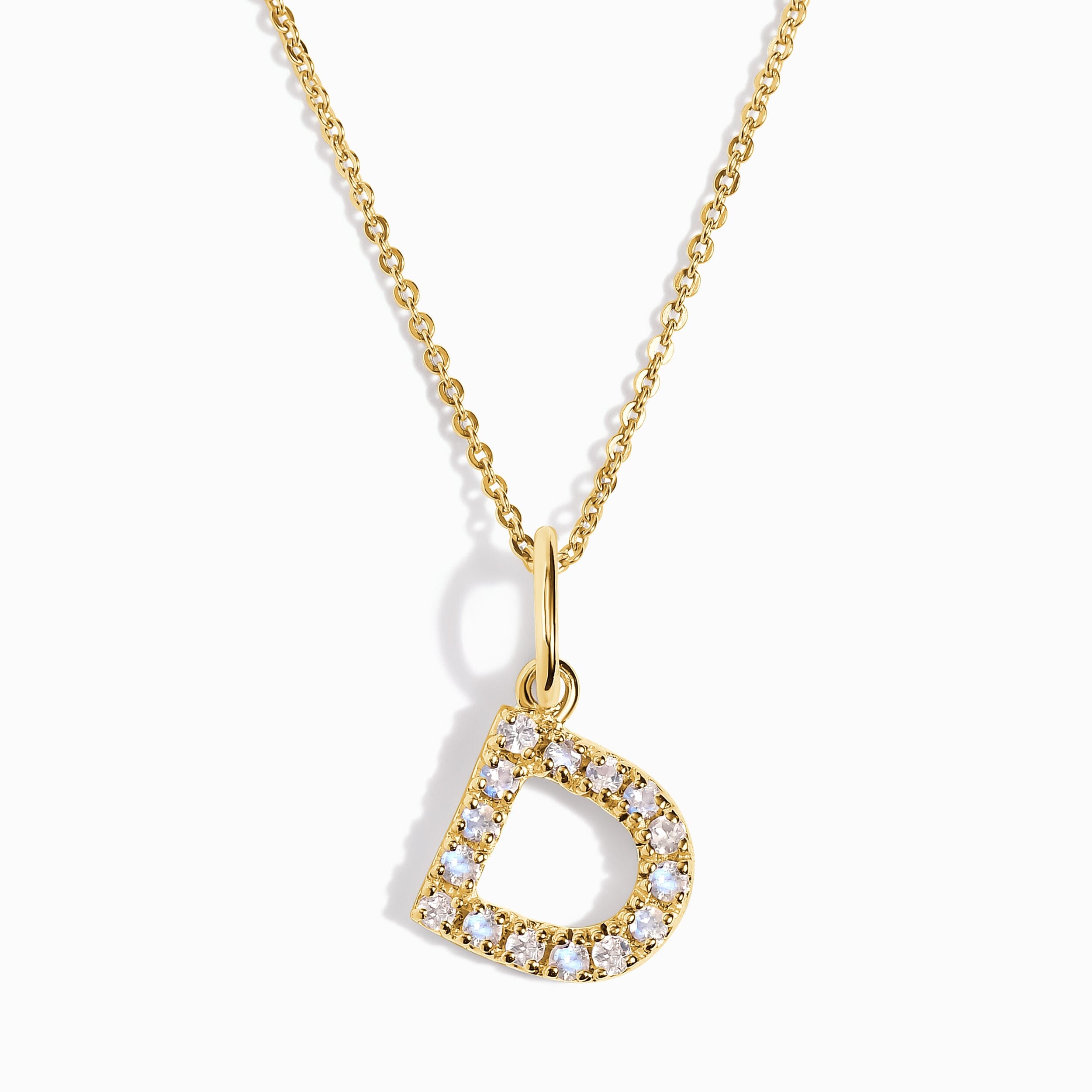 Moonstone Necklace - Alphabet、mySite、hinf8tx79