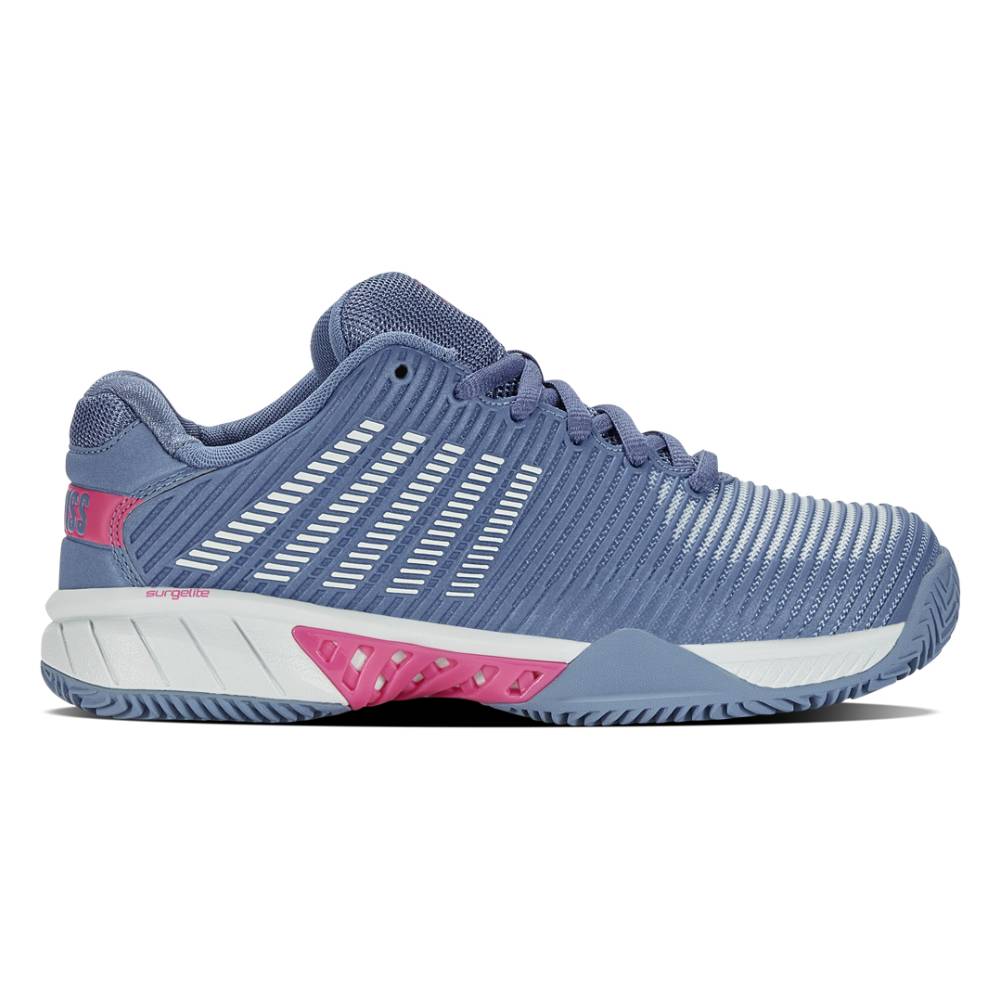 K-Swiss Hypercourt Express 2 Clay Court Women's Tennis Shoe (Blue/White)、mySite、neckold