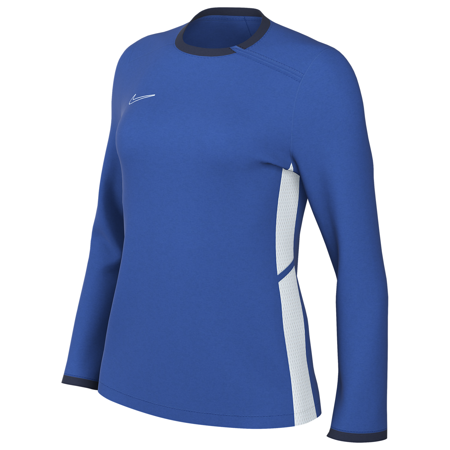 Nike Women's Dri-FIT Academy 25 Crew Top - Blue、mySite、noshort