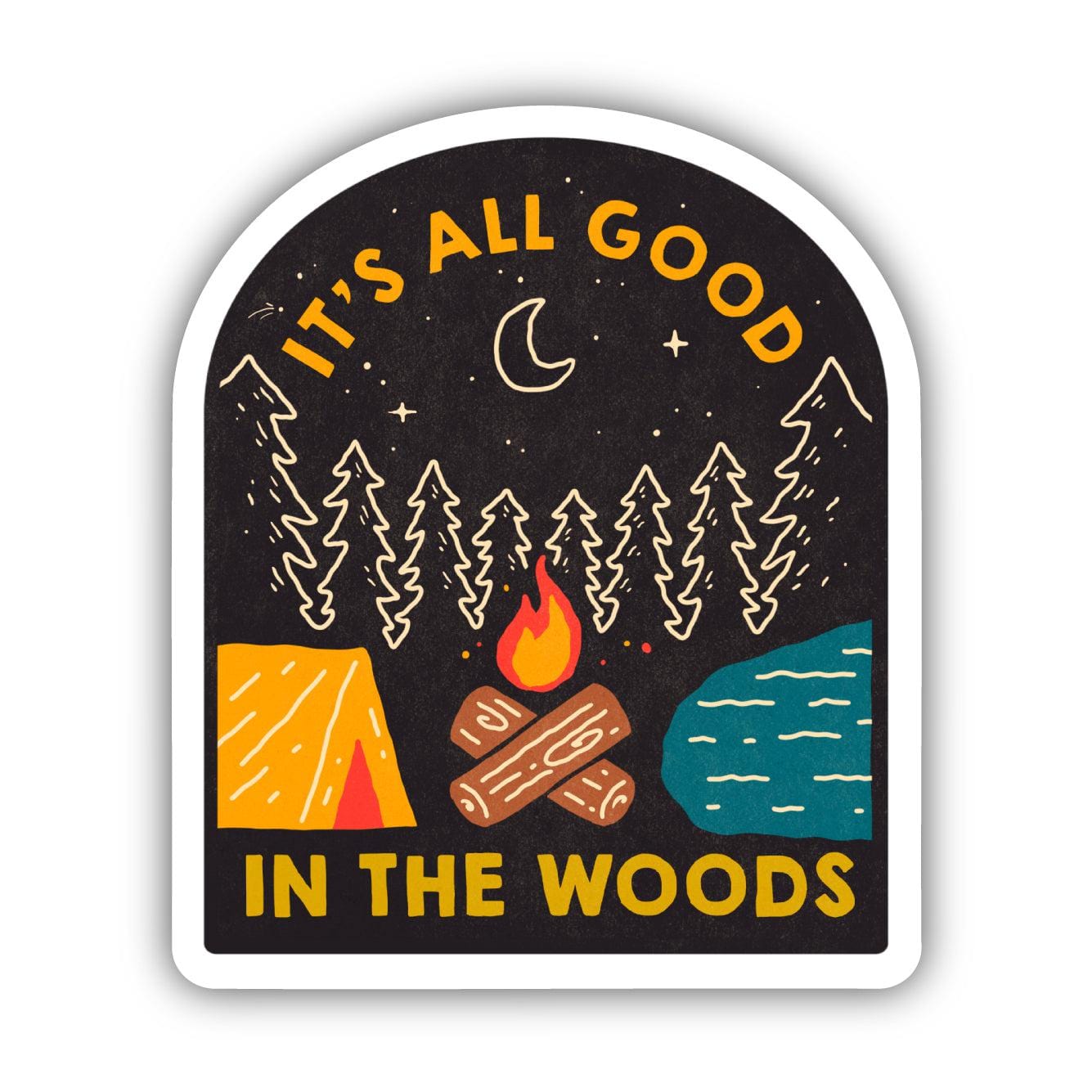  It's All Good In The Woods Sticker、mySite、elrpsem3k