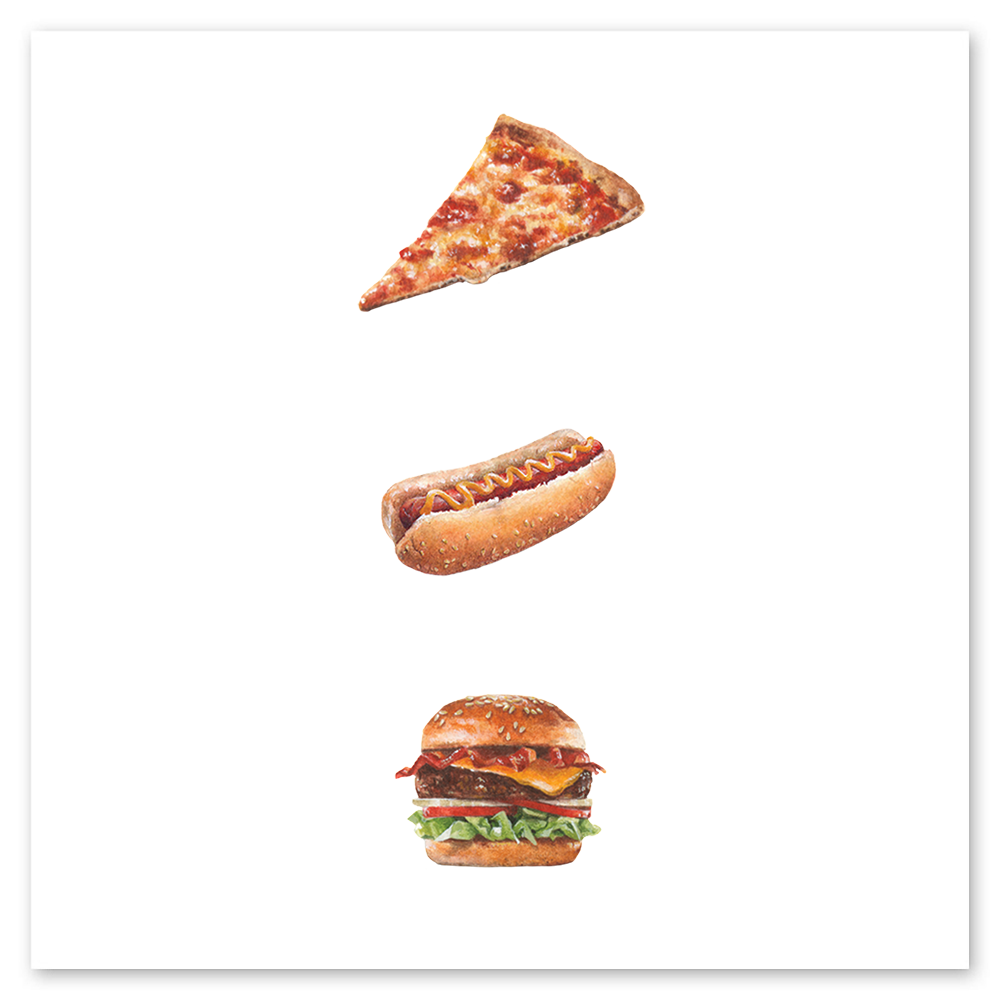  Junk Food Trio Tattly Temporary Tattoos、mySite、ghnorth