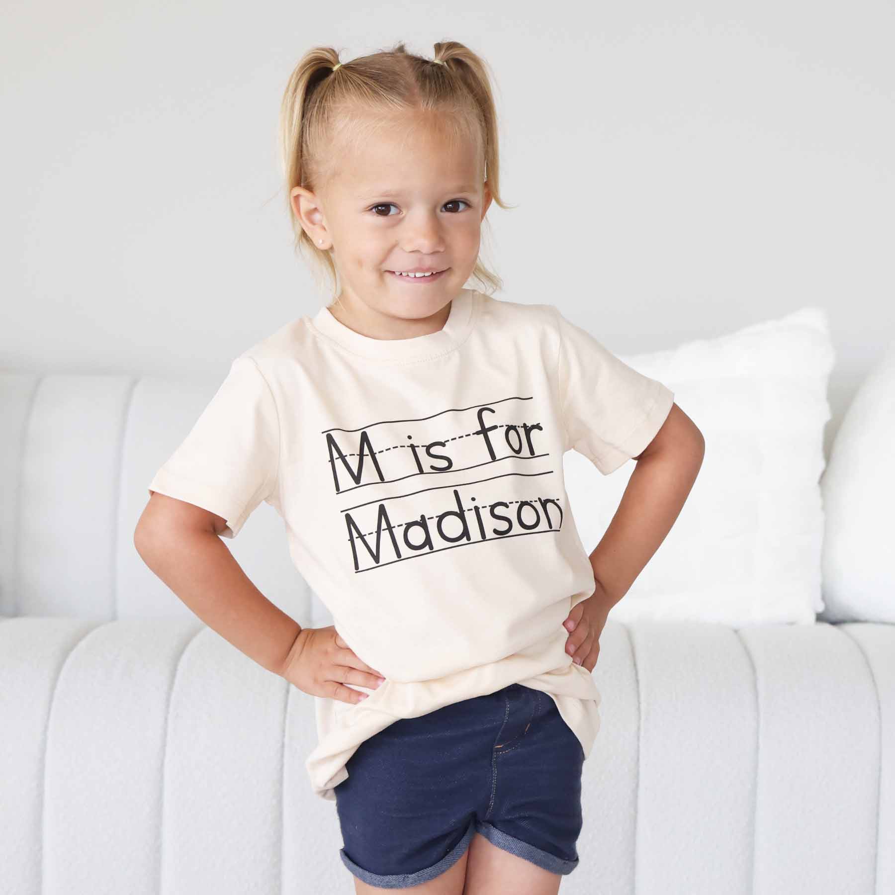  Personalized My Name is Kids Graphic Tee | Natural、mySite、layawaytickets