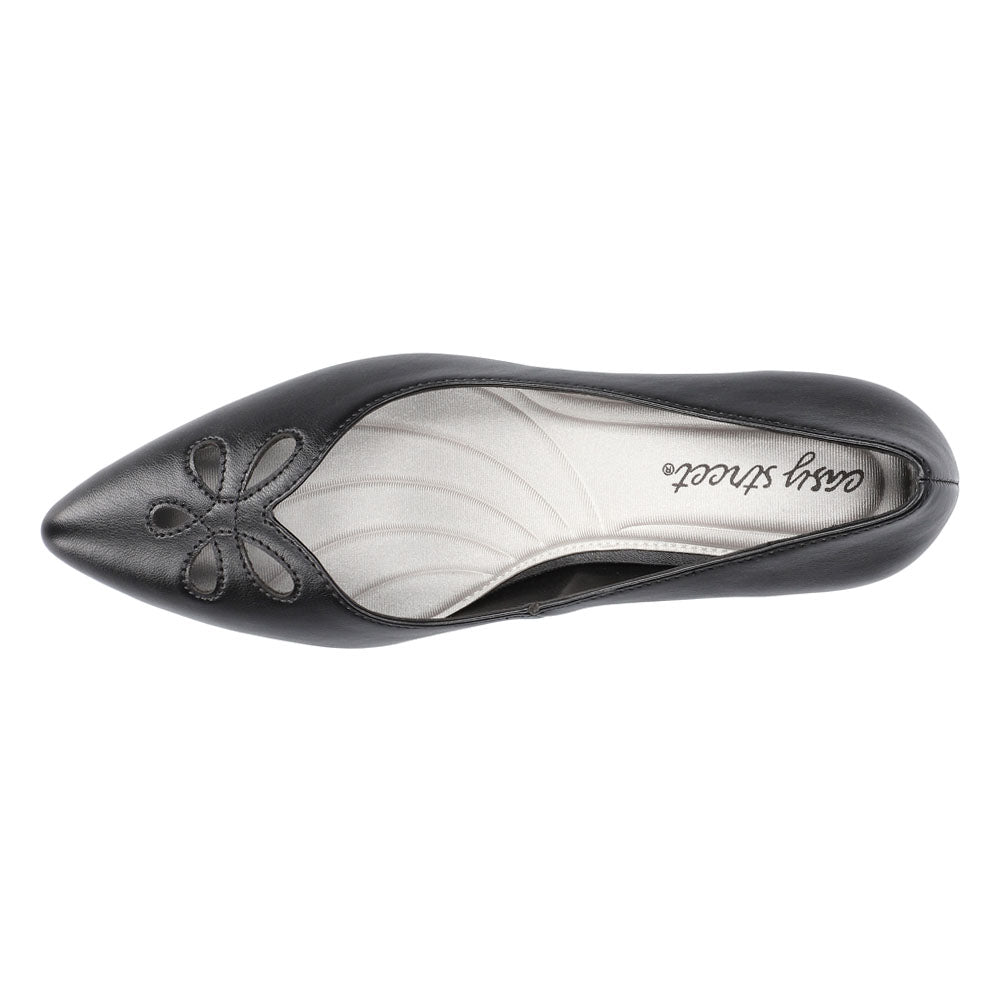 Pat Cut Out Pointed Toe Block Heel Pumps、mySite、gtrtttuynbv