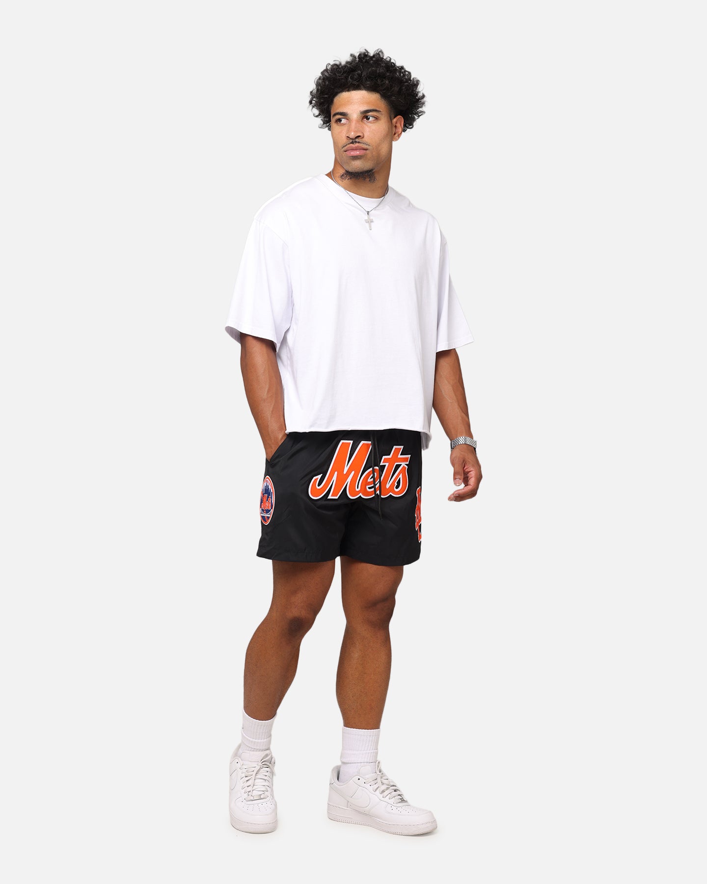 Pro Standard New York Mets Classic Woven Shorts Black、mySite、zt4zffjzw
