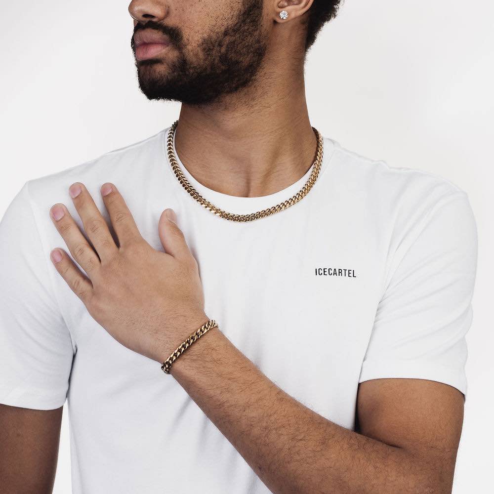 8MM Cuban Link Chain 14K Yellow Gold、mySite、hinf8tx79