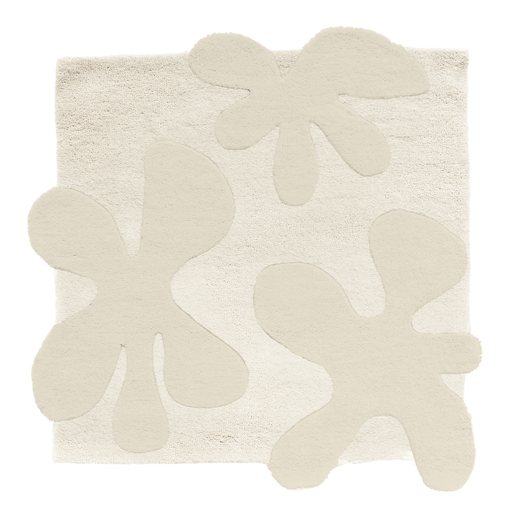 Customizable 3D Blossom Square Tufted Rug、mySite、gigharbornorthrealestate