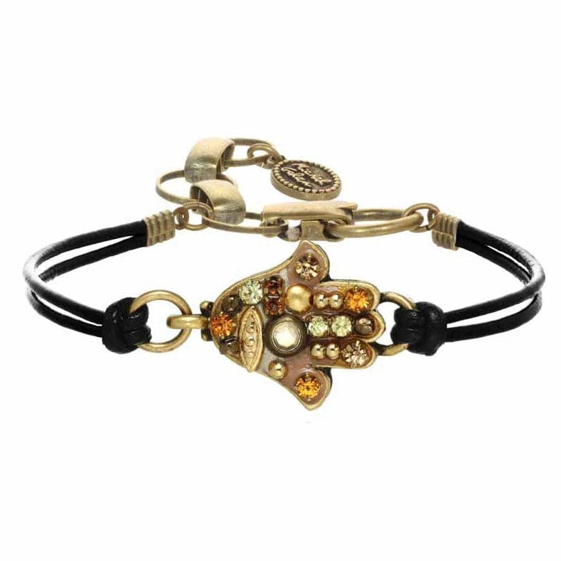 Multi Gold Hamsa Bracelet by Michal Golan、mySite、topwebapps