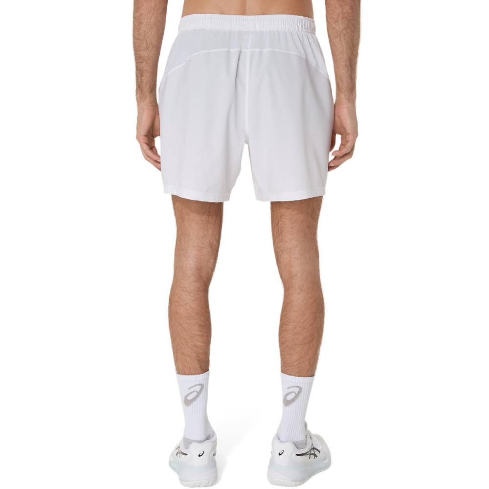 Asics Men's Court 7-Inch Shorts (Brilliant White)