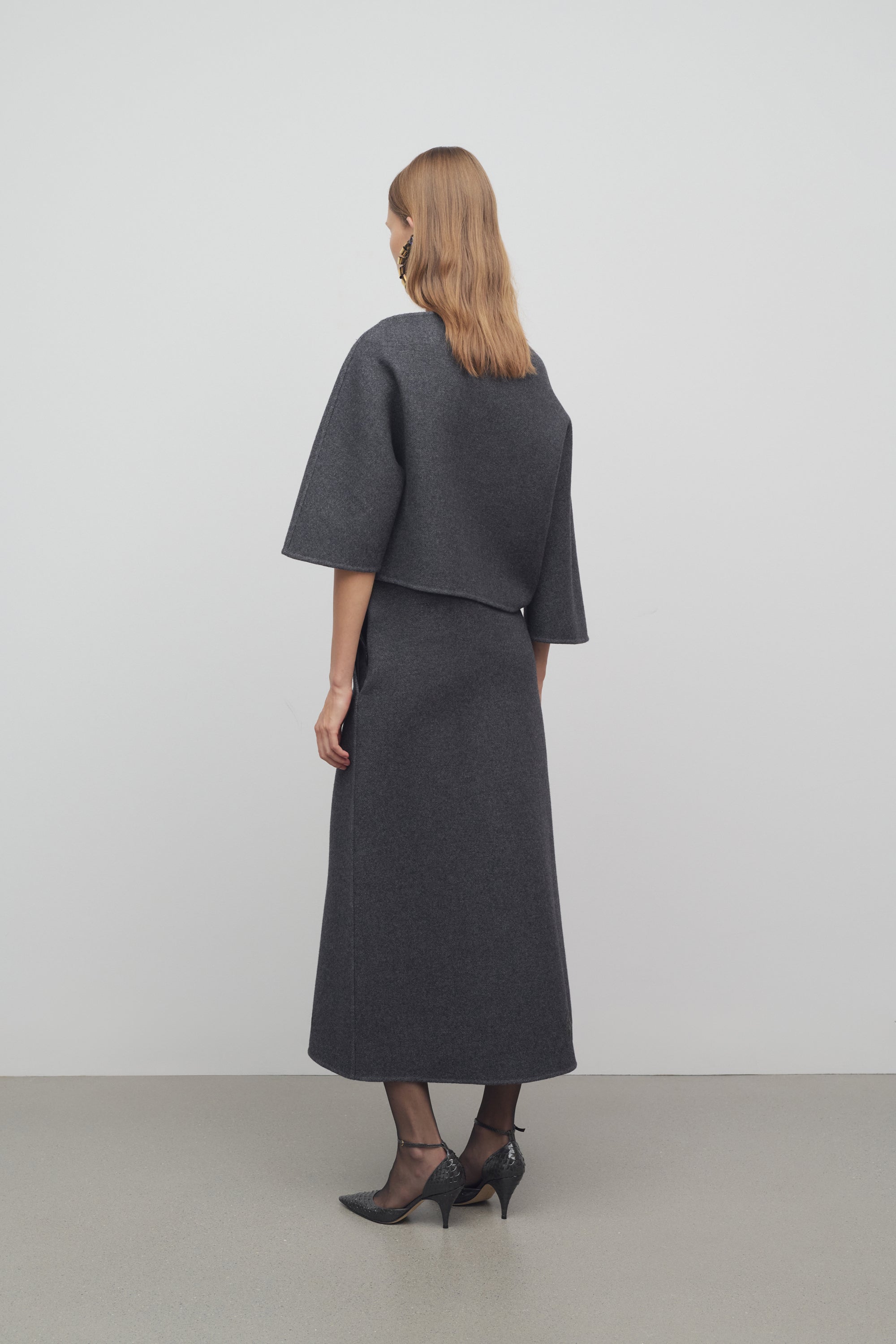 Lison Skirt in Wool and Nylon、mySite、aoinhome