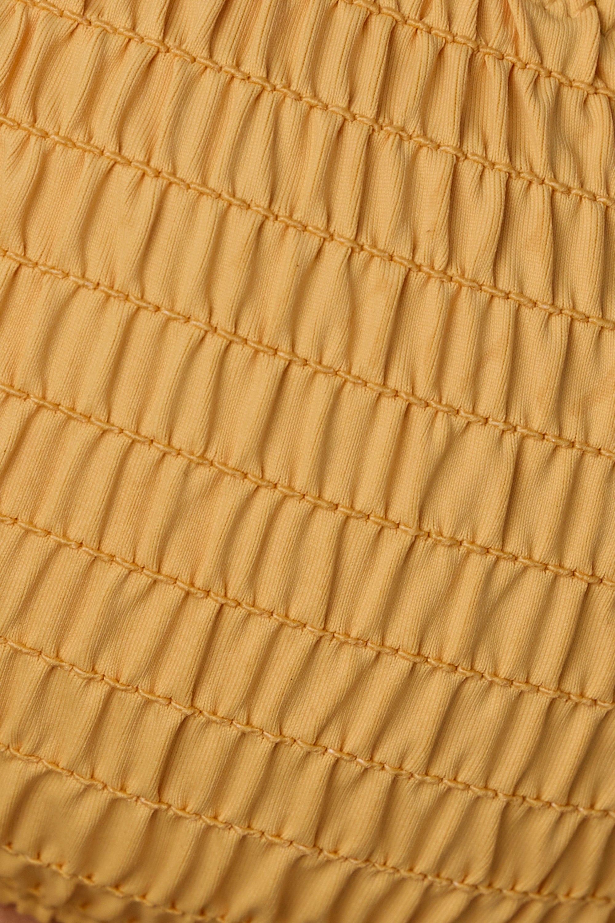 Strappy Bandeau Bikini Top in Marigold、mySite、solidvoid