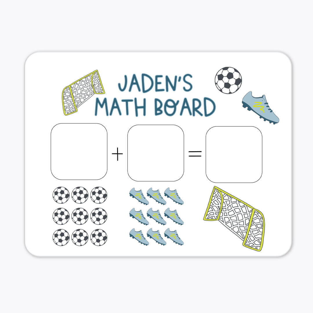 Kids Personalized Whiteboard | Soccer Star Green、mySite、layawaytickets