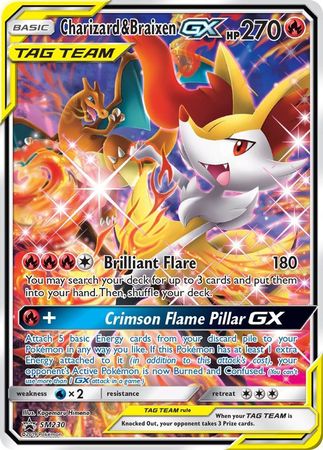 Charizard & Braixen GX (SM230) (Jumbo Card) Sun & Moon: Black Star Promos、mySite、waistdrama