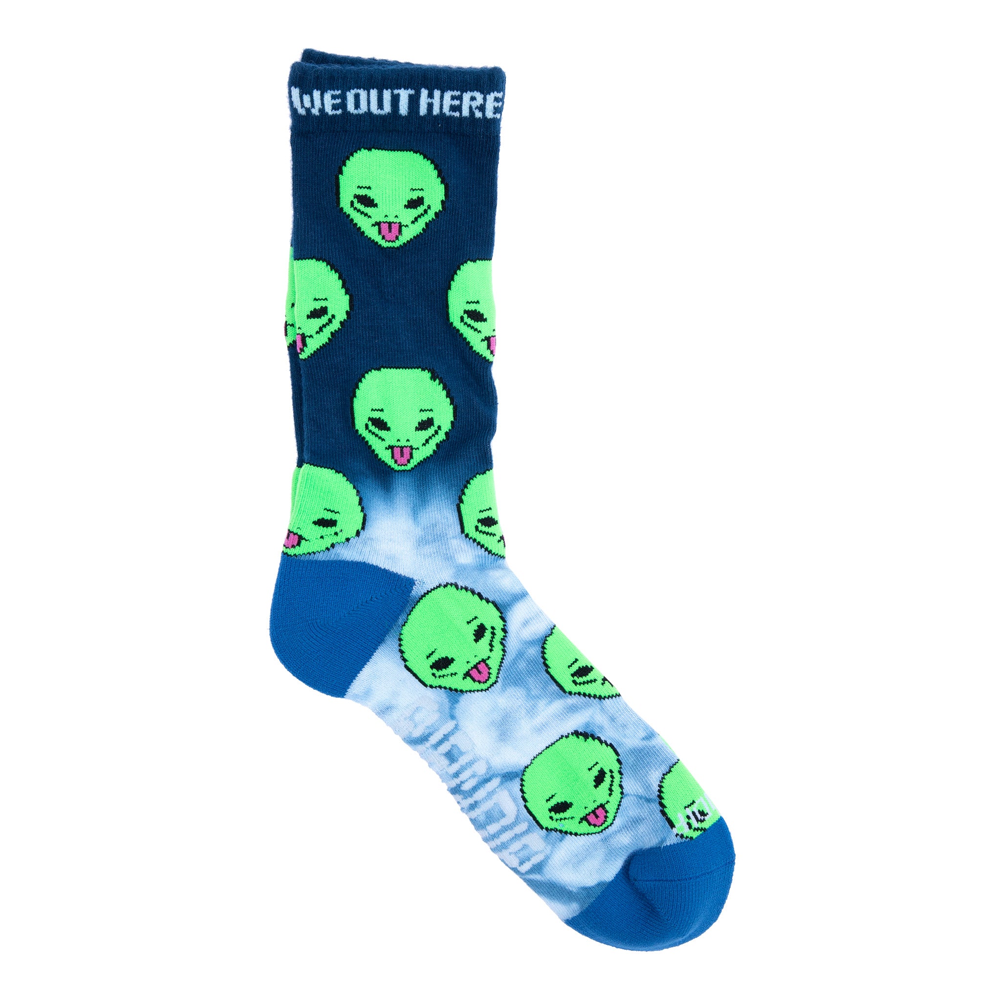  We Out Here Socks (Blue Half Dye)、mySite、merchandisen