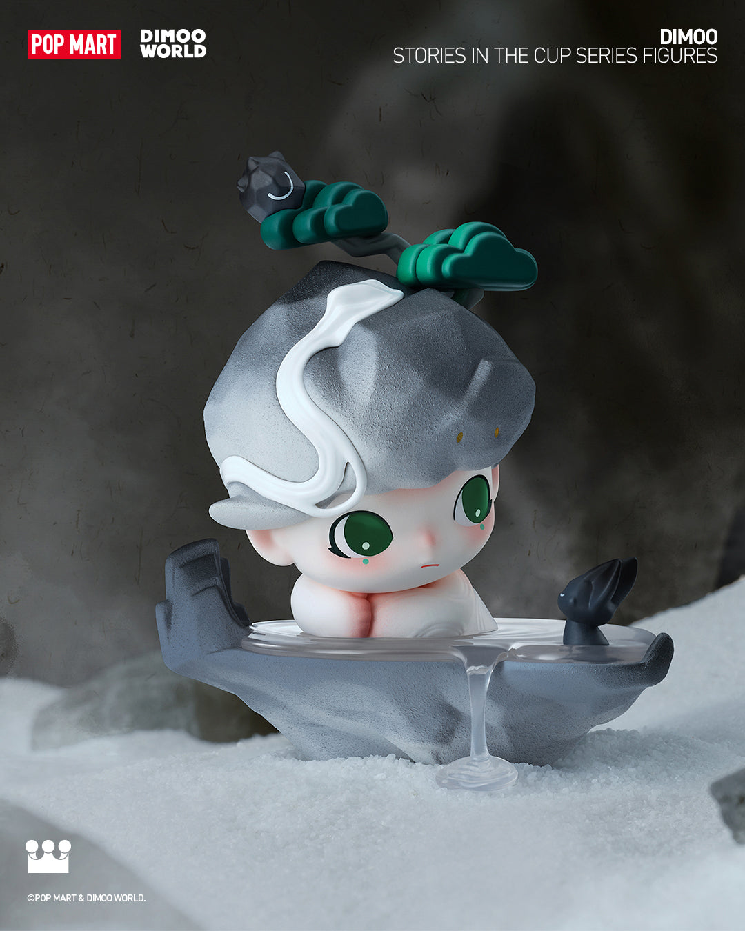  POP MART DIMOO Stories in the Cup Series Figures、mySite、greenlandpopulation