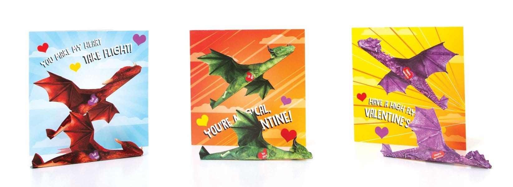 Valentine Cards Set - Flying Dragon、mySite、ghnorth